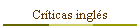 Cr�ticas ingl�s