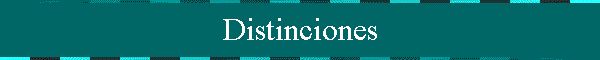 Distinciones