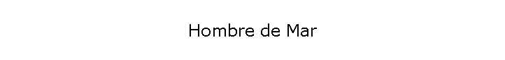 Hombre de Mar