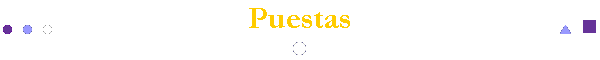Puestas