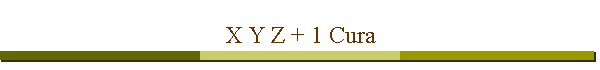 X Y Z + 1 Cura