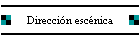 Dirección escénica