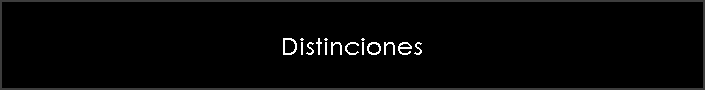 Distinciones