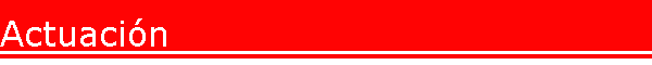 Actuaci�n