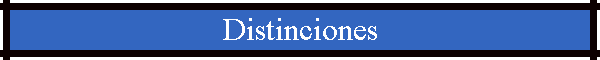 Distinciones