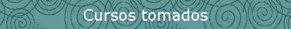 Cursos tomados