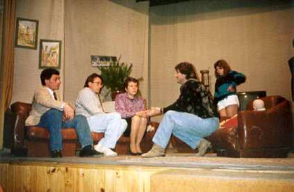 Cien veces no debo, de Ricardo Talesnik. Teatro "Las tres car�tulas" de Carlos Tejedor. A�o 1992-93. �