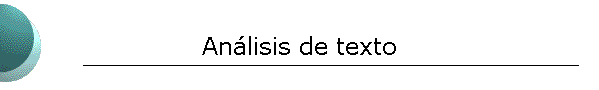 An�lisis de texto