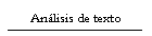 An�lisis de texto