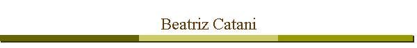 Beatriz Catani