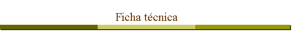 Ficha t�cnica