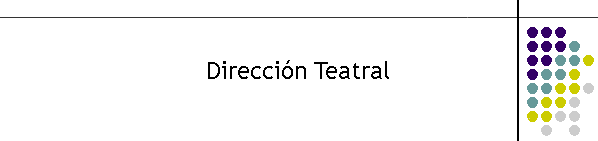 Direccin Teatral