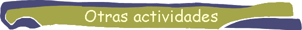 Otras actividades