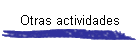 Otras actividades