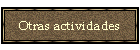 Otras actividades