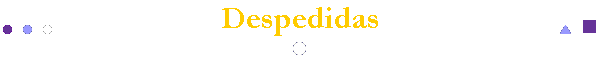 Despedidas