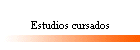 Estudios cursados