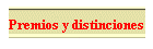 Premios y distinciones