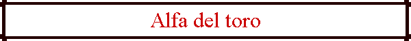 Alfa del toro
