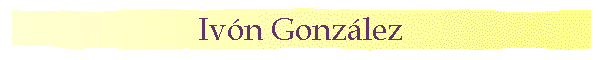 Iv�n Gonz�lez