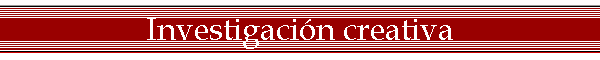 Investigacin creativa