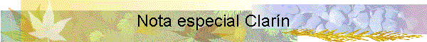 Nota especial Clar�n